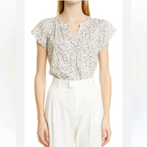 RAILS ALENA WATERCOLOUR BUDS SHIRT - ATTERLEY IN WATERCOLOR BUDS